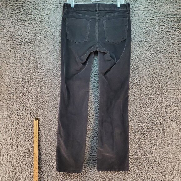 Banana Republic Jeans Womens 28 Gray Stretch Corduroy Straight Leg - Picture 5 of 10